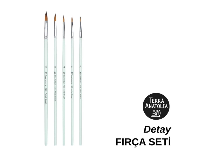 Detay Fırça Seti (5'li) - Terra Anatolia
