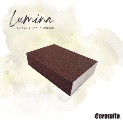 Ceramila - Lumina 3063 Zımpara 60 Kum Takoz Sünger 98x69x26 mm