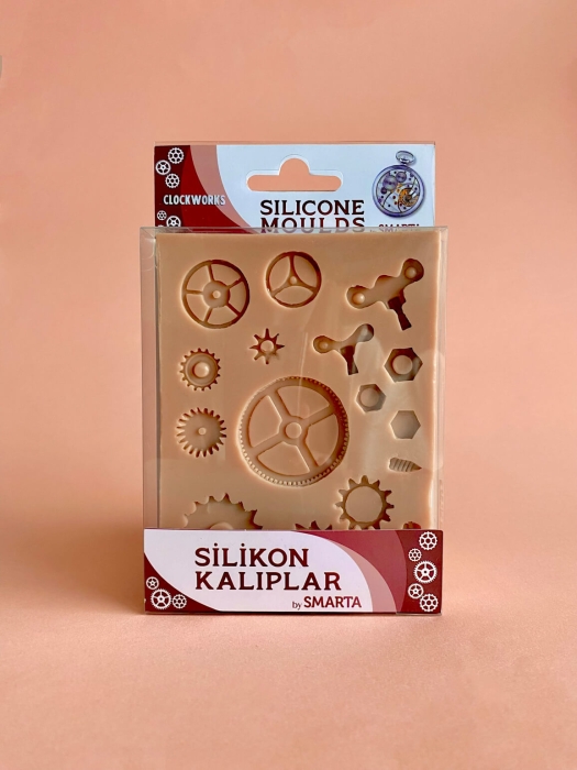 Saat Mekanizması - Smarta™ Silikon Kalıp