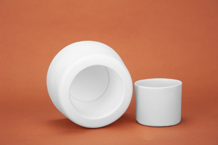 Sır Ayaklı Silindir Kısa Fincan Döküm Kalıbı 7x6 cm