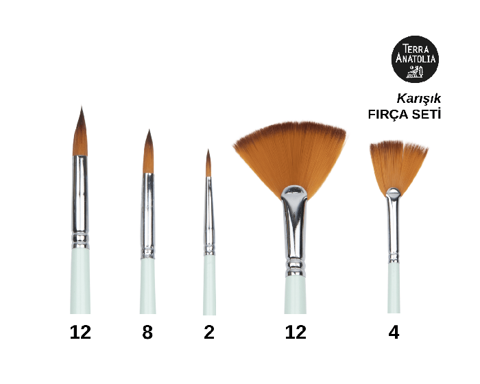 Karışık Fırça Seti (5'li) - Terra Anatolia