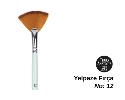 Terra Anatolia - Terra Anatolia - Yelpaze Fırça No: 12