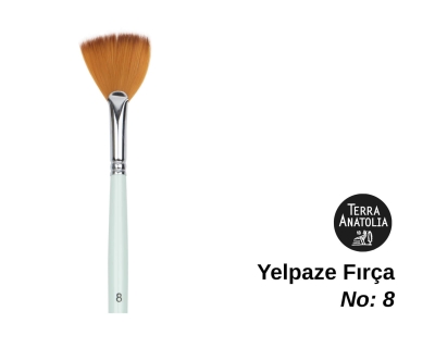 Terra Anatolia - Terra Anatolia - Yelpaze Fırça No: 8